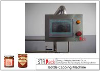 सॉस जाम ग्लास बोतल कैपिंग मशीन, ट्विस्ट ऑफ कैप वैक्यूम लग कैपिंग मशीन
