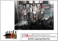 रोटरी क्रिमिंग इलेक्ट्रिक आरओपीपी कैपिंग मशीन एल्यूमीनियम कैप बोतलों के लिए 6 प्रमुख